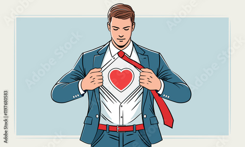 A super businessman in love with her job