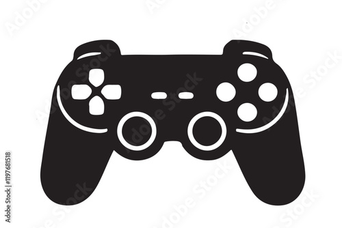 Silhouette of a Classic Video Game Controller