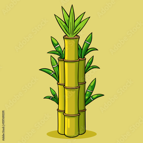 bamboo, leaf, plant, tree, nature, green, vector, japanese, asia, leaves, forest, branch, japan, illustration, tropical, zen, spa, china, stem, decoration, design, lucky, east, flora, pattern