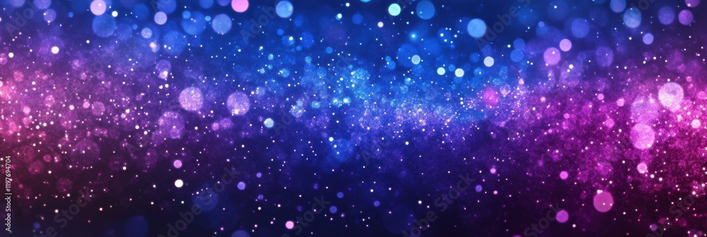 Magical bokeh background with pink and blue glittering lights in a dreamy effect Magical bokeh background with pink and blue glittering lights in a dreamy effect