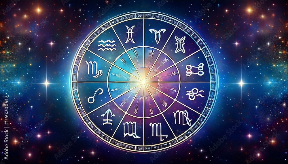 background with glowing circles and shapes suitable for cover or scene