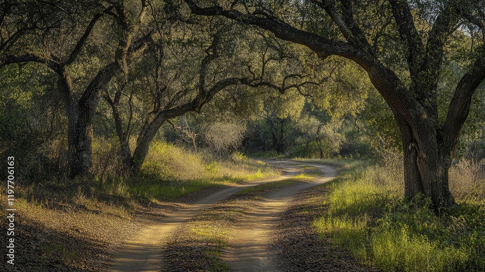 Fototapeta premium road in the woods