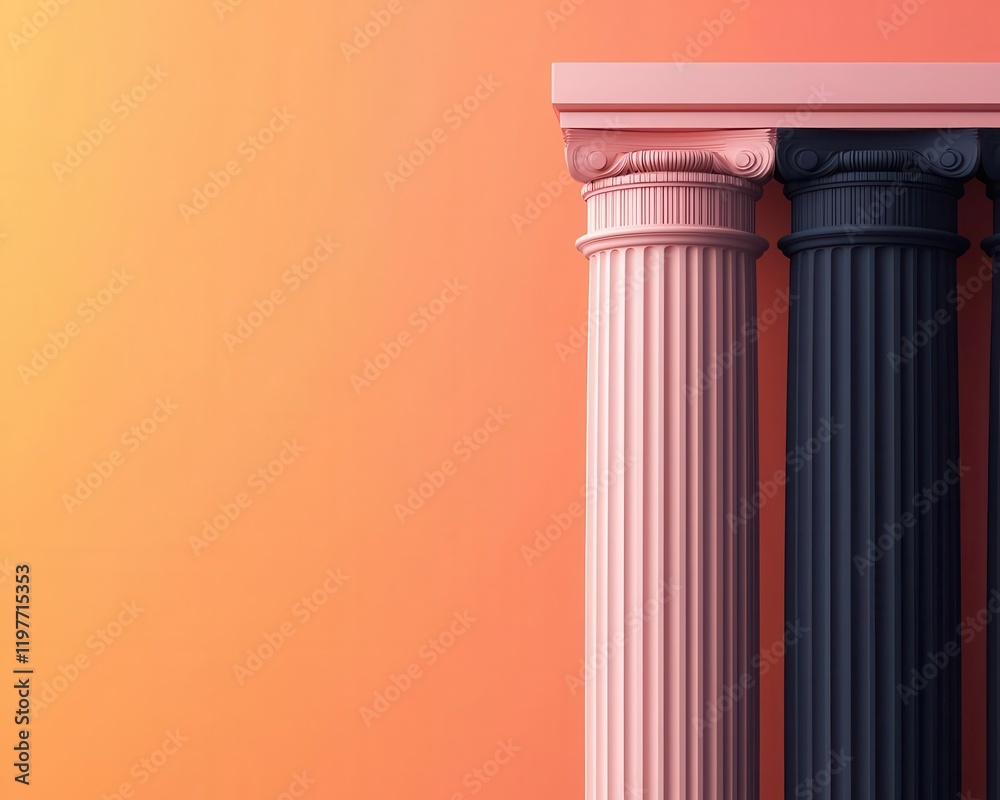 Digital representation of a mixed fund with equities and bonds forming a stable foundation, secure investment, financial growth Digital representation of a mixed fund with equities and bonds forming a stable foundation, secure investment, financial growth