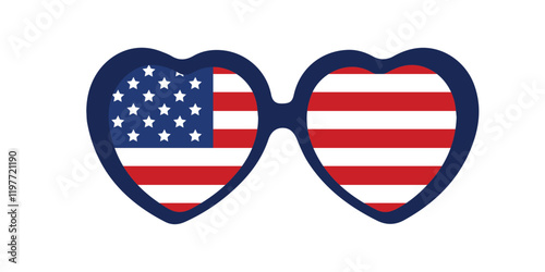 4th of July Glasses svg 