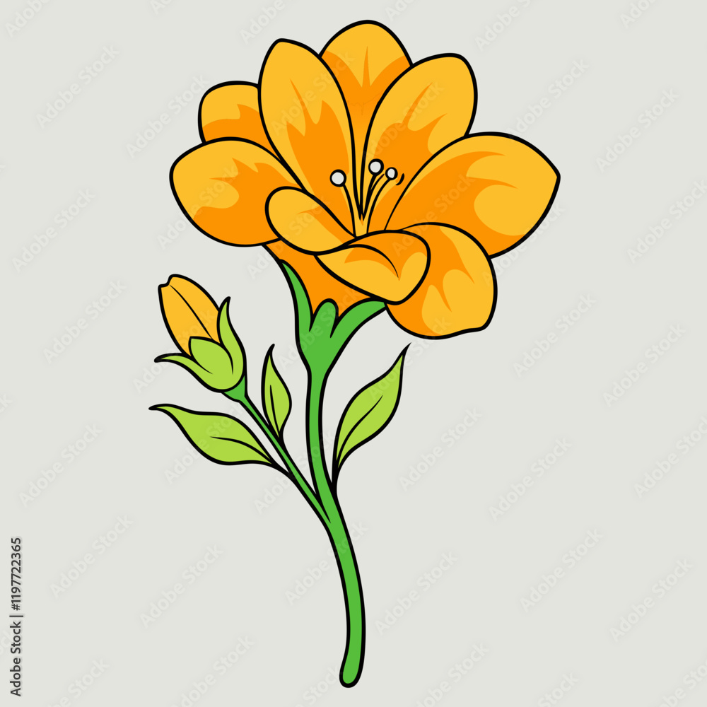 Naklejka premium bouquet of flowers