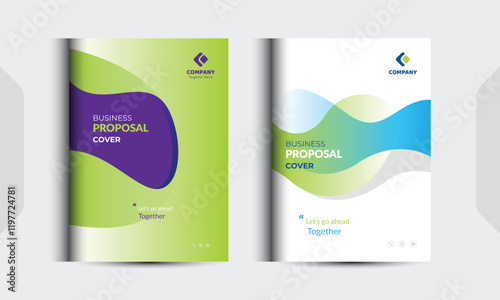 Corporate Business proposal catalog covers design Template concepts