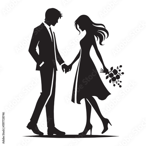 Wallpaper Mural Creative couple holding hands silhouette for digital and print use - Couple holding hands vector, Couple holding hands illustration - Valentine silhouette

 Torontodigital.ca
