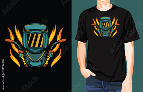 Welding Machine t-shirt design unique idea