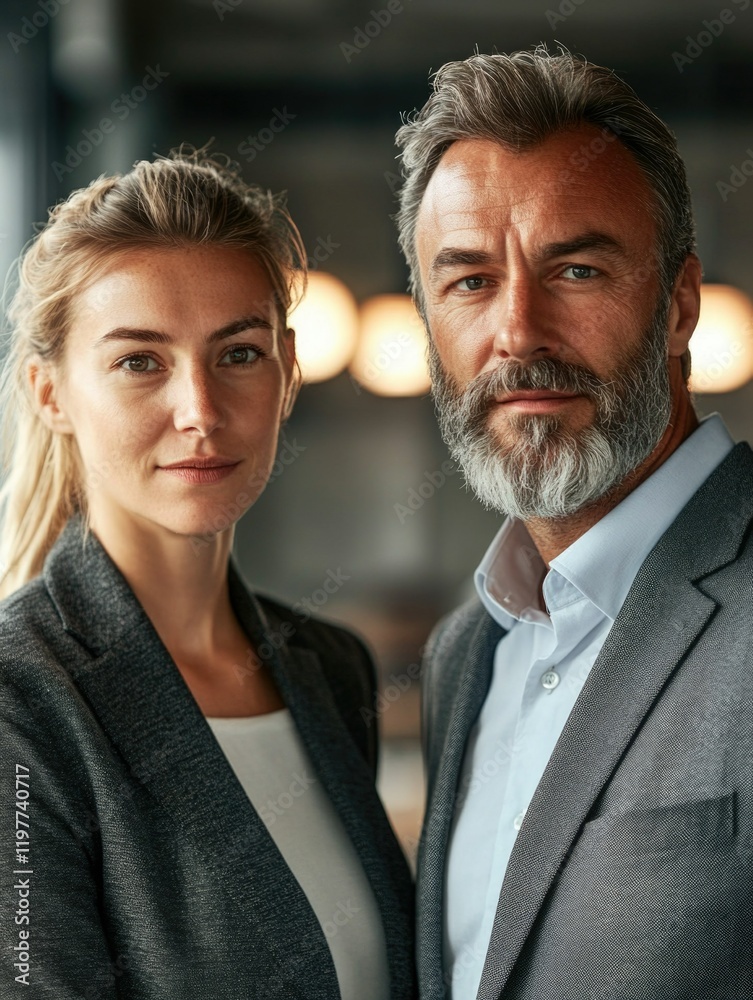 Ambitious Team: Professional Business Couple