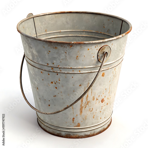 bucket isolated on white