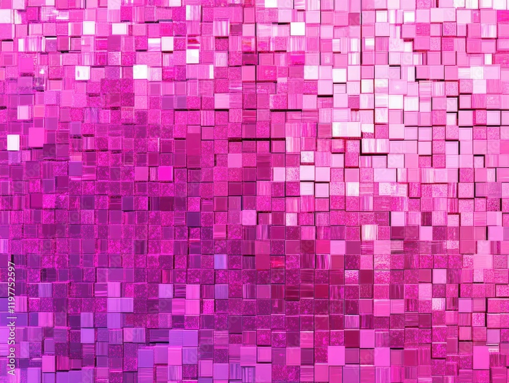 Vivid Pink Abstract Pattern Vivid Pink Abstract Pattern