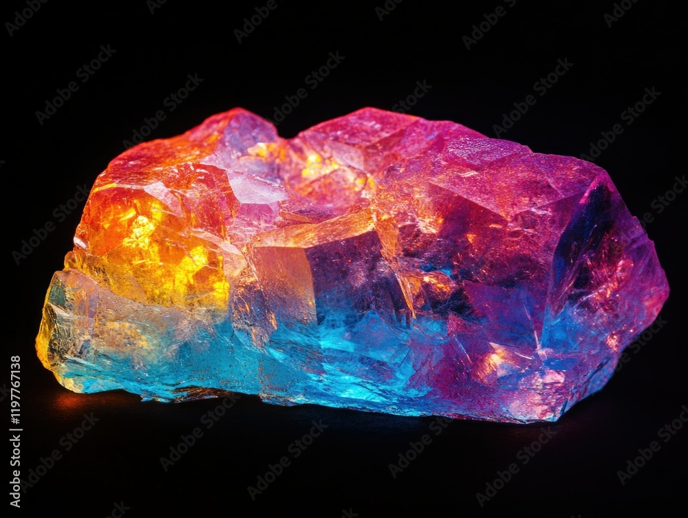 Fototapeta premium Colorful Crystal Gemstone