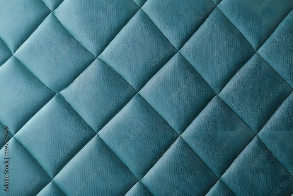 Textured blue wall with diamond patterns creating a modern design aesthetic in interior space Textured blue wall with diamond patterns creating a modern design aesthetic in interior space