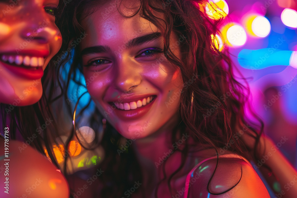 New year night party and nightlife concept in club generative AI image New year night party and nightlife concept in club generative AI image