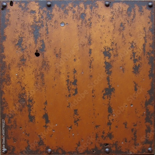 Image of a metal surface touched by corrosion and mechanical damage.