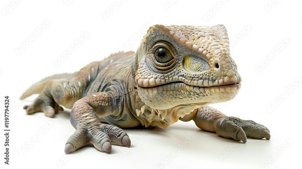 Fototapeta premium A Realistic Toy Lizard