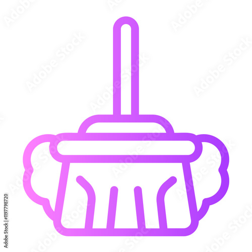 broom gradient icon
