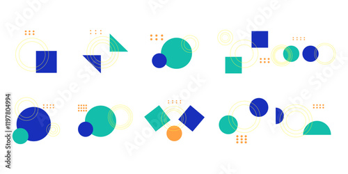 Geometric Shape Memphis