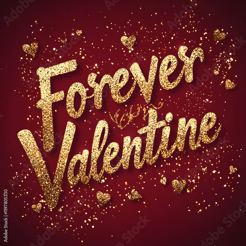 Valentine poster with 