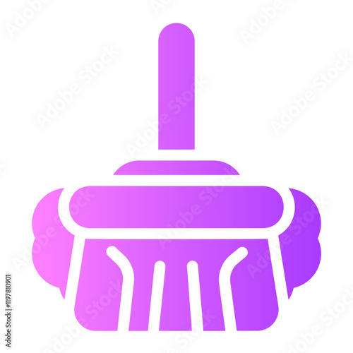 broom gradient icon