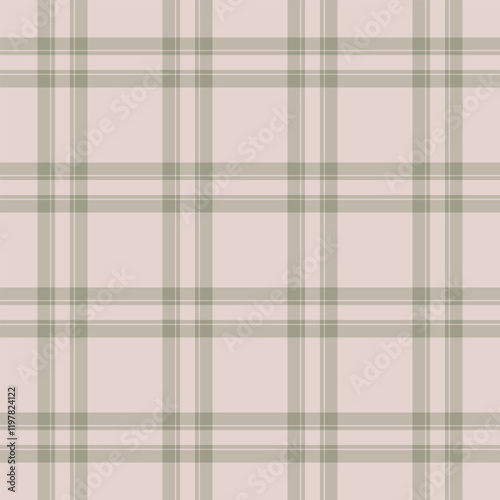 Elegant pale pink and sage green plaid pattern. Perfect for textile design, stationery, or website backgrounds.  Subtle texture adds sophisticated charm to any project.