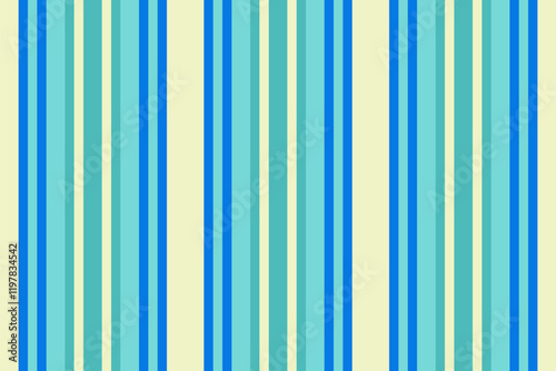 Nunky texture background vector, mature lines stripe vertical. Fodium fabric textile seamless pattern in teal and cyan colors.