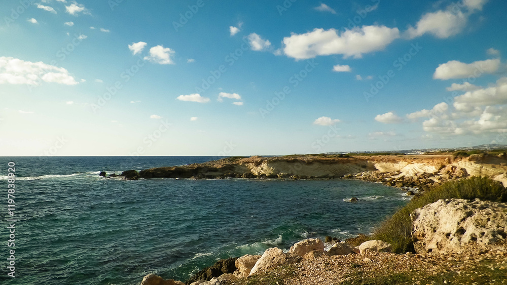 Coastal area in Cyprus near Coral Bay. Coastal area in Cyprus near Coral Bay.