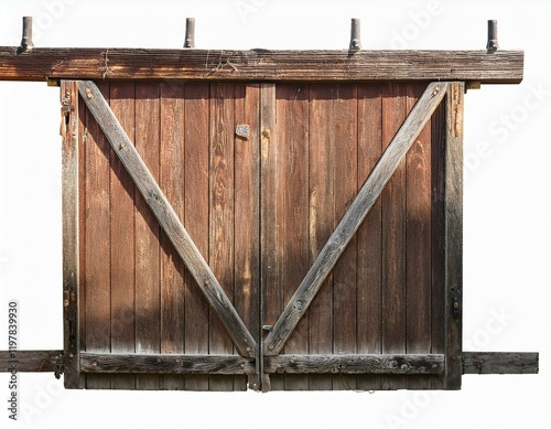 old wooden door