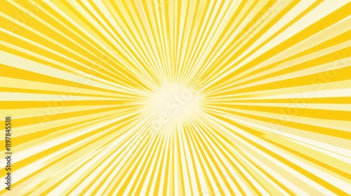 Radiant Yellow Sunburst Graphic Design: A Stunning Abstract Background