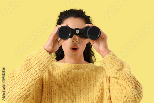 Shocked young African-Ameri...