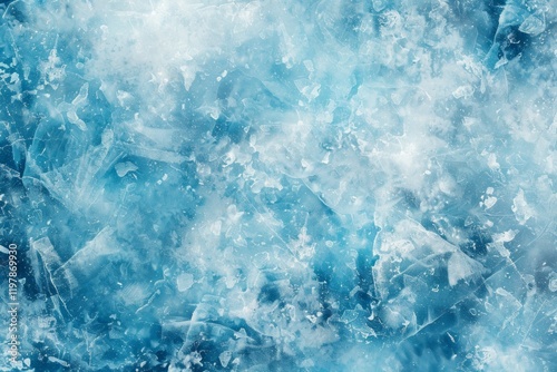 Wallpaper Mural Thick and freezy pieces of ice surface. Detailed photo textured background Torontodigital.ca