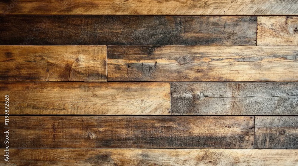 Naklejka premium Textured Wooden Plank Background for Rustic Interior Design Projects