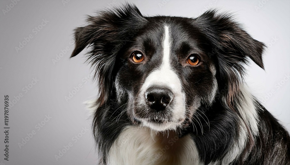border collie portrait border collie portrait