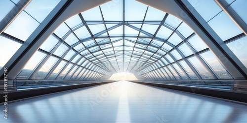 The visual appeal of airports is often defined by their geometric structures.