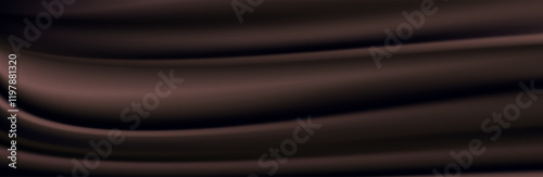 luxury mocha mousse fabric.  mocha mousse background from fabric. modern background with radiance. Product presentation. vector illustration. Premium brown background design