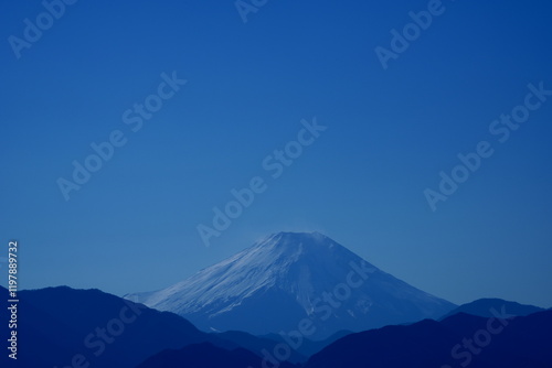 陣馬山からの富士山03 photo