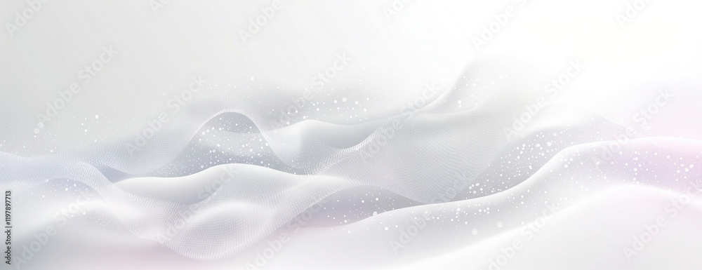 Obraz premium PNG Violet-blue background white minimalist waves.