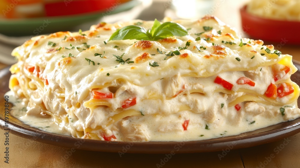 A Delectable Chicken Lasagna: Layers of Flavor and Creamy Goodness A Delectable Chicken Lasagna: Layers of Flavor and Creamy Goodness