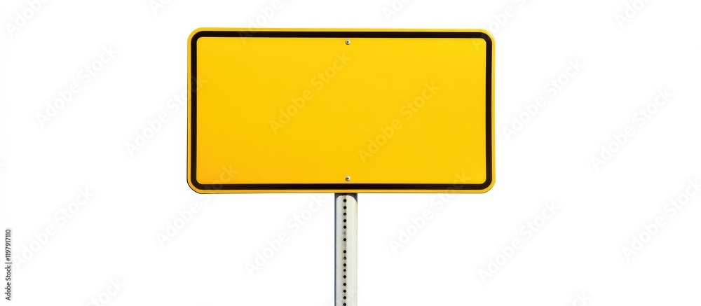 Simple and clear image of an unmarked traffic sign. Simple and clear image of an unmarked traffic sign.