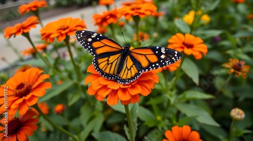 monarch butterfly on flower