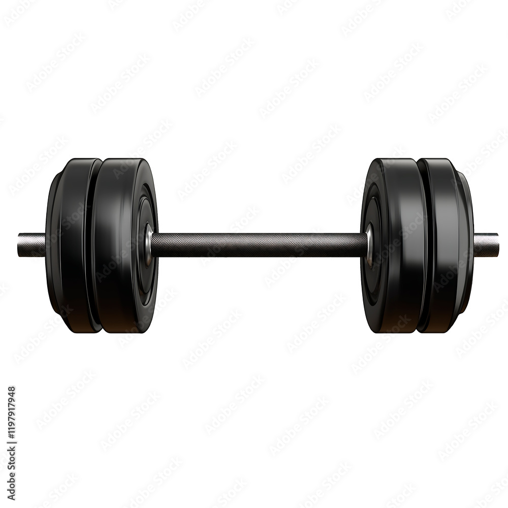 Gym dumbbell on a transparent background Gym dumbbell on a transparent background