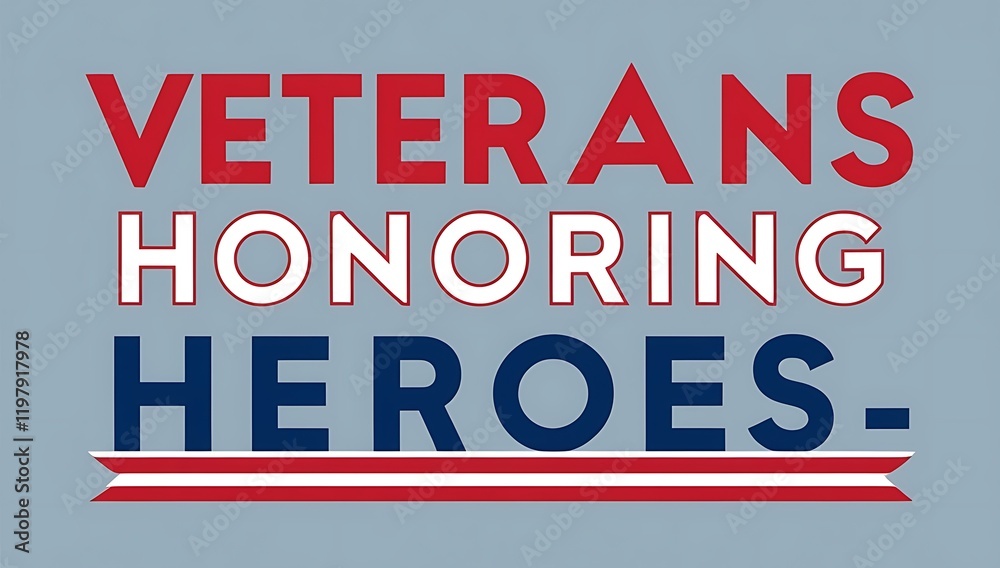 Fototapeta premium Veterans Honoring Heroes A Tribute To Service And Sacrifice