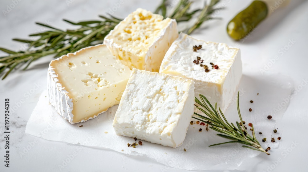 Assorted Cheeses with Fresh Herbs and Spices Assorted Cheeses with Fresh Herbs and Spices