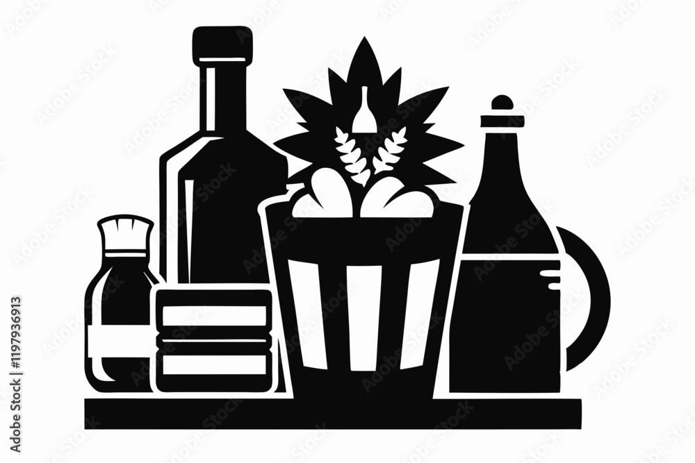 alcohol misc sublimation black and white color