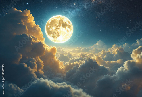 Moonlight wallpaper. full moon background