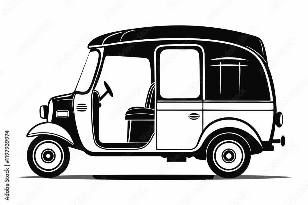 auto rickshaw with driver auto rickshaw with driver