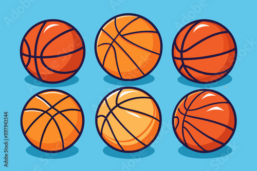  basketball ball vector