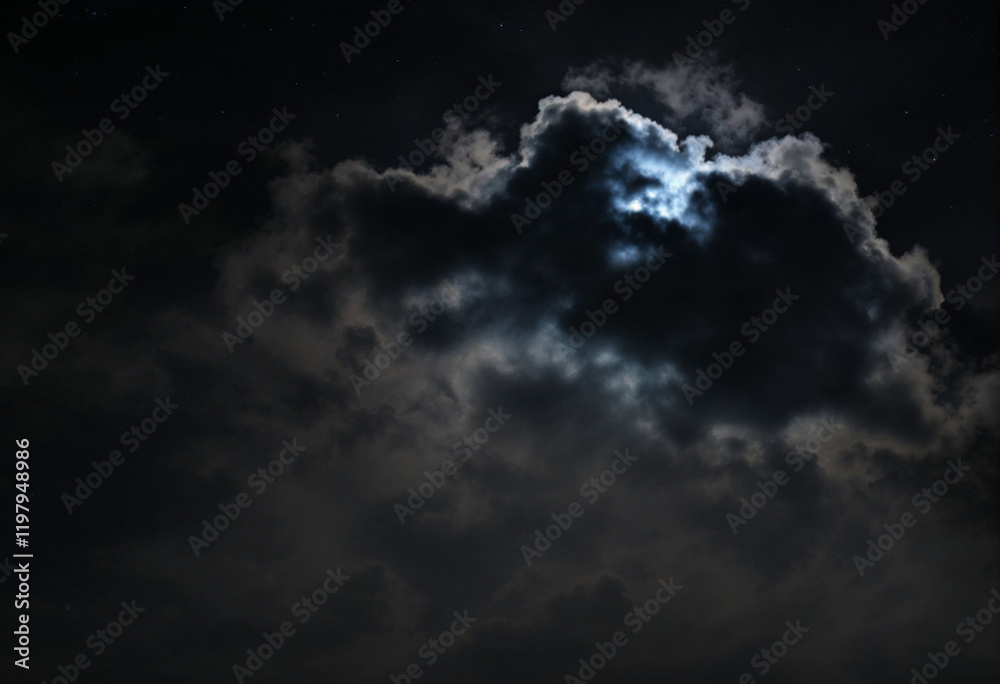 Obraz premium Moonlight wallpaper. full moon background