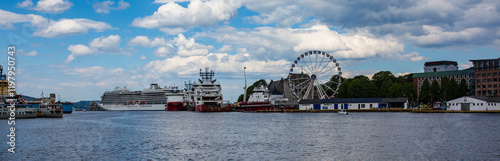 View of Bergen port