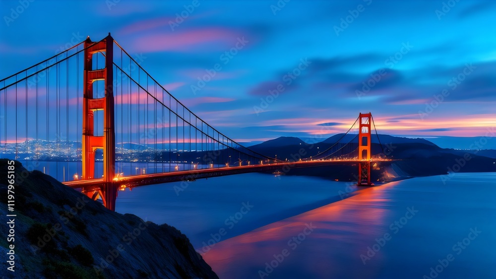 Obraz premium San Francisco golden gate bridge